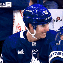Toronto Maple Leafs Mitch Marner GIF - Toronto Maple Leafs Mitch Marner Smile GIFs