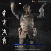 a screenshot of a video game with a legendary gesture called homunc-a-shuffle
