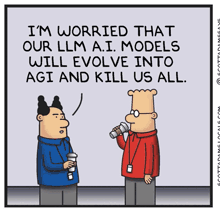 Dilbert Pointy Haired Boss Llm Ai Evolve Flashlight Into Lightsaber Chatgpt GIF