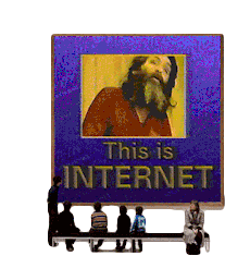 This Is Internet Television Sticker - This Is Internet Television Contemporary Art Stickers
