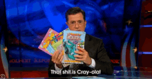 Cray Cray GIF - Fake News Late Night The Colbert Report GIFs