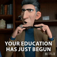 Your Education Has Just Begun Mr Strickler GIF - Your Education Has Just Begun Mr Strickler Trollhunters Tales Of Arcadia GIFs