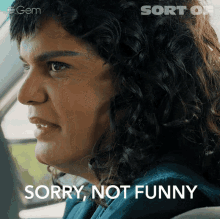 Sorry Not Funny Sabi GIF - Sorry Not Funny Sabi Sort Of GIFs