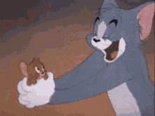 Tom And Jerry Friends GIF - Tom And Jerry Friends Kiss GIFs