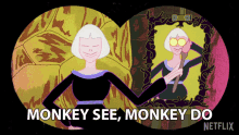 Monkey See Monkey Doo The Midnight Gospel GIF - Monkey See Monkey Doo The Midnight Gospel Painting GIFs