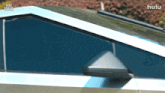 a close up of a car with hulu written on the bottom
