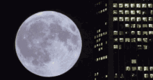 Full Moon Moon Rising GIF - Full Moon Moon Rising City GIFs