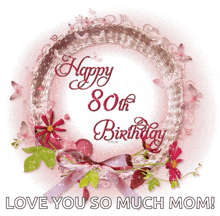 80th Birthday Happy Birthday GIF - 80th Birthday Happy Birthday Happy Birthday To You GIFs