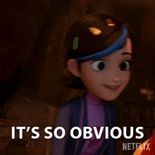 Its So Obvious Claire Nunez GIF - Its So Obvious Claire Nunez Trollhunters Tales Of Arcadia GIFs