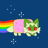 Sprigatito Nyan Cat GIF