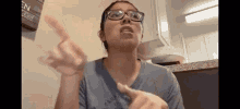 hand gestures sign language eyeglasses singing