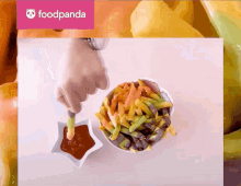 foodpanda food panda rainbow fries