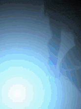 a computer generated image of a blue background