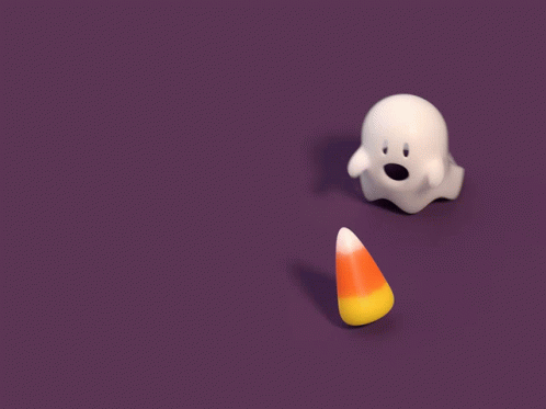 Ghost Chasing GIF - Ghost Chasing Candy GIFs