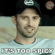 Its Too Spicy Mark Wood GIF - Its Too Spicy Mark Wood Quick Heal Bhajji Blast With Csk GIFs