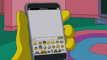 Texting Emoji GIF - Texting Emoji The Simpsons GIFs