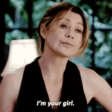 Greys Anatomy Meredith Grey GIF - Greys Anatomy Meredith Grey Im Your Girl GIFs
