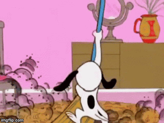 Snoopy Cleaning GIF - Snoopy Cleaning Wiping - Discover & Share GIFs
