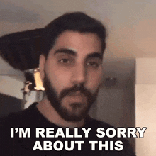 I'M Really Sorry About This Rudy Ayoub GIF - I'M Really Sorry About This Rudy Ayoub Forgive Me GIFs