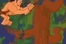 George Of The Jungle Watch Out GIF - George Of The Jungle Watch Out Tree GIFs