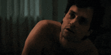 a shirtless man with the words is this what i deserve written below him