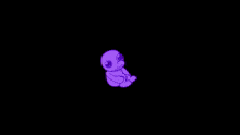 a purple background with the words " a crime against the very essence of life "