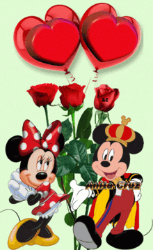 Minnie Y Micky Maus GIF