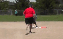 softball splits bonk fail baseball