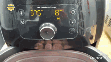 a philips air fryer displays a temperature of 375 degrees fahrenheit