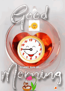 Good Morning Clock GIF - Good Morning Clock Time GIFs