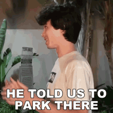 He Told Us To Park There Lofe GIF - He Told Us To Park There Lofe He Instructed Us To Park There GIFs