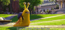 I Can'T Be Late! GIF - Monsters University I Cant Be Late First Day GIFs