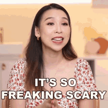 Its So Freaking Scary Tina Yong GIF - Its So Freaking Scary Tina Yong Its So Creepy GIFs