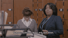 Put Your Eyebrows Down Calm Down GIF - Put Your Eyebrows Down Calm Down Smoking GIFs