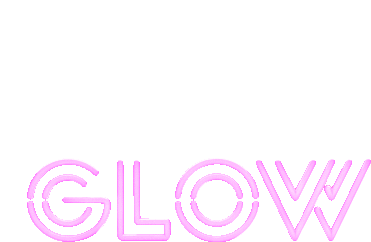 Glow Title Sticker - Glow Title Glow Logo Stickers