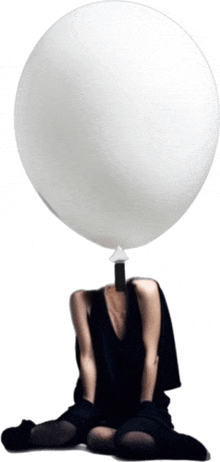 Balloon White Balloon GIF - Balloon White Balloon Balloon Head GIFs