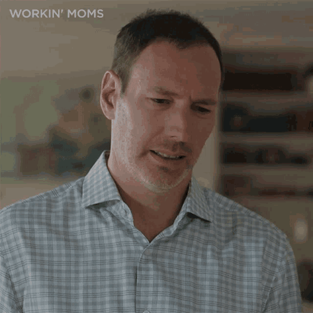 Shakes Head Nathan GIF Shakes Head Nathan Workin Moms Discover