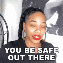 You Be Safe Out There Bianca Belair GIF - You Be Safe Out There Bianca Belair Cameo GIFs