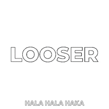 a bunch of letters stacked on top of each other on a white background with the words hala hala hakka written below them .