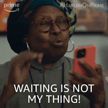Waiting Is Not My Thing Dr Elise Pruitt GIF - Waiting Is Not My Thing Dr Elise Pruitt Harlem GIFs