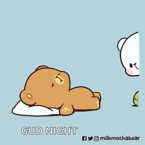 Milk Mocha Bear] When it's time to sleep