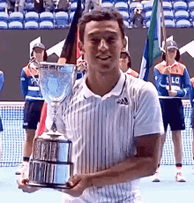 Bruno Kuzuhara Trophy GIF - Bruno Kuzuhara Trophy Tennis GIFs