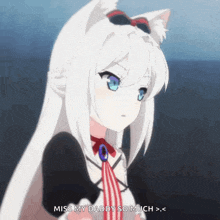 a girl with white hair and blue eyes says miss my daddy so much