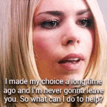 doctor who promised how can i help rose tyler billie piper