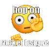 Hop On Rocket League Rocket Sticker - Hop On Rocket League Rocket League Stickers