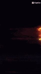 a picture of a fireball is being created by capcut