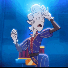 a picture of a cartoon character with the word my above him