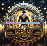 an advertisement for berenk nirvana shows a man in headphones