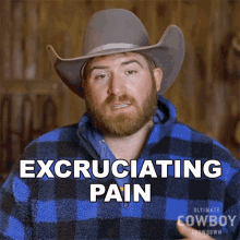 Excruciating Pain Keaton Barger GIF - Excruciating Pain Keaton Barger Ultimate Cowboy Showdown GIFs