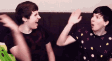 Missed High Five Dan And Phil GIF - Missed High Five Dan And Phil Phil Howell GIFs